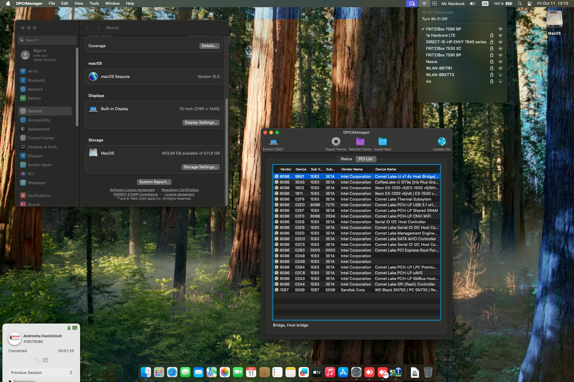 Huawei Matebook 13 2020 WRTB WXX9 [CometLake   Intel UHD Graphics 10Th Gen + I2C]   OpenCore 1